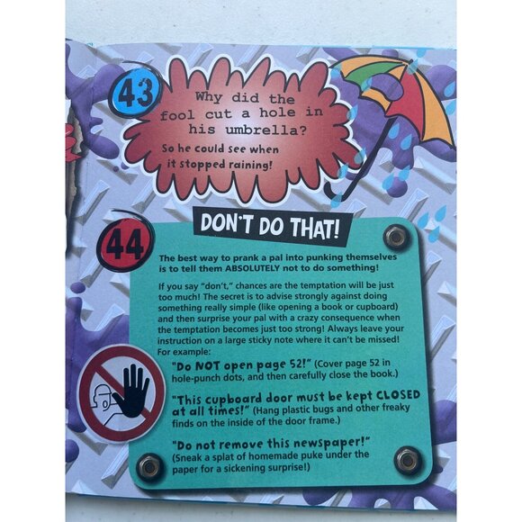 Set of 4 Fun books for kids and adults Jokes, Pranks, Games & Adventure - Picture 4 of 10